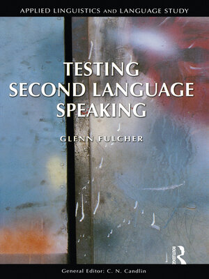 cover image of Testing Second Language Speaking